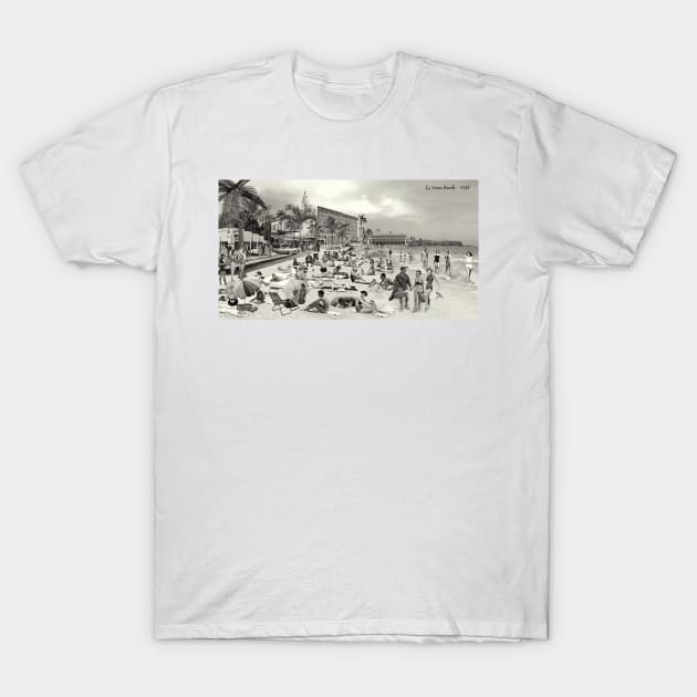 La Verne Beach - 1958 T-Shirt by PrivateVices